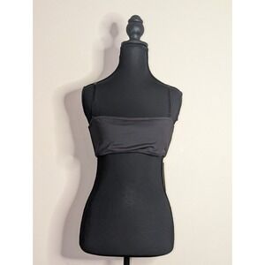 Skims Signature Swim Micro Bandeau Onyx Size L BT-BAN-10067W